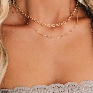 Double Chain Necklace